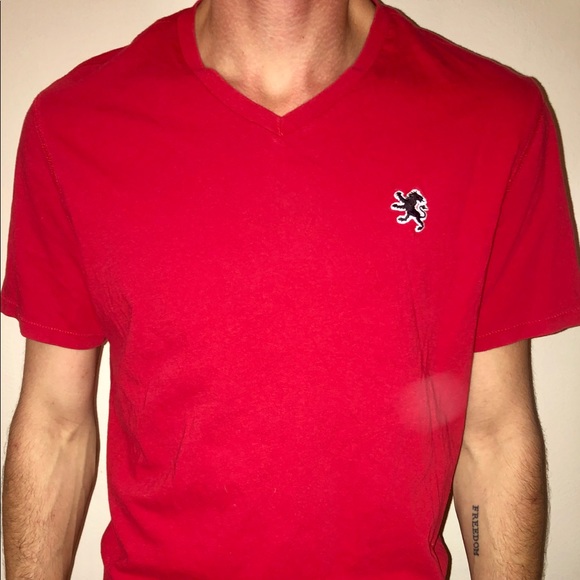 Express Other - Red Express V-Neck Shirt